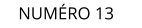 NUM�RO 13