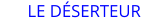 LE D�SERTEUR